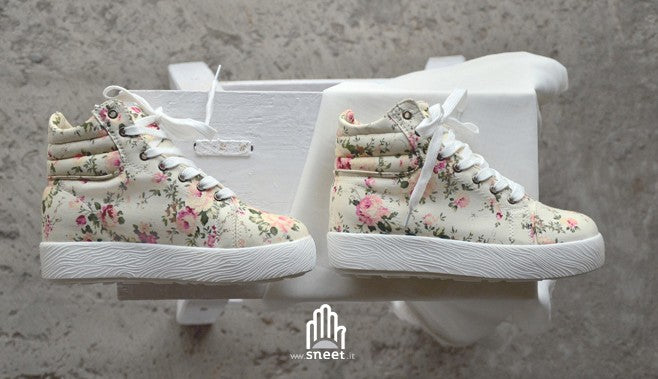 Sneakers Flowers