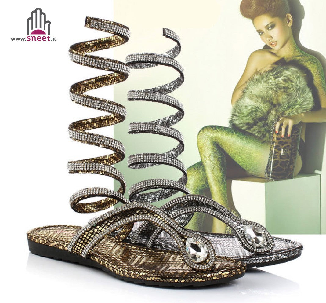 Sandalo gioiello snake