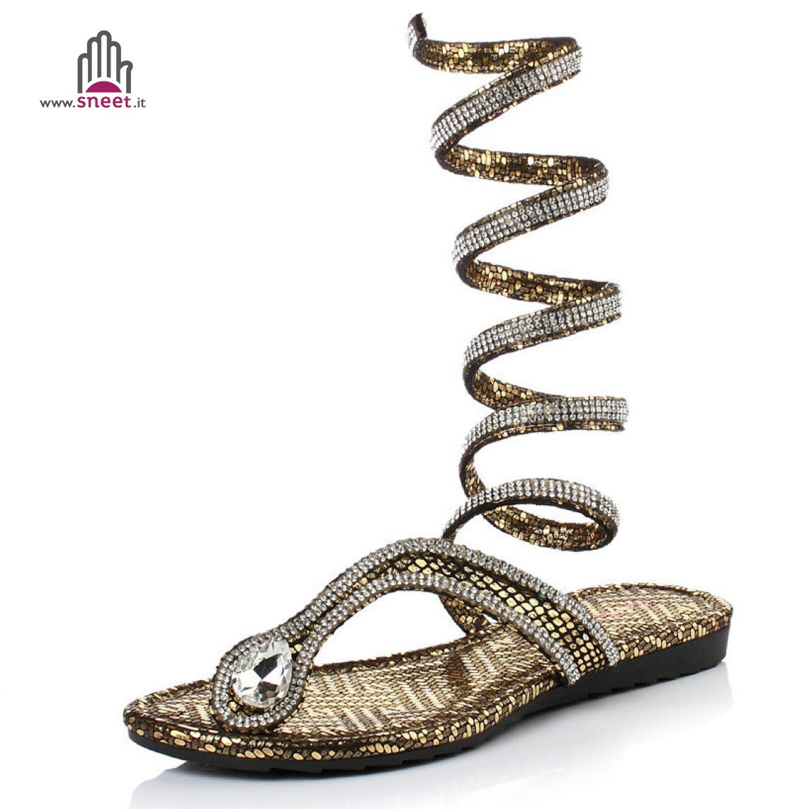 Sandalo gioiello snake