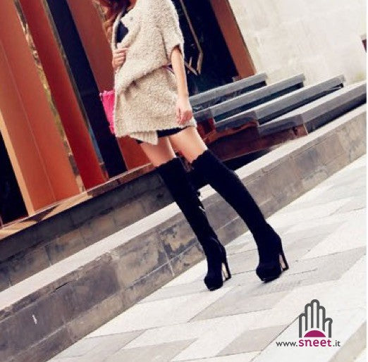 High boot h 50 cm heel 12 cm