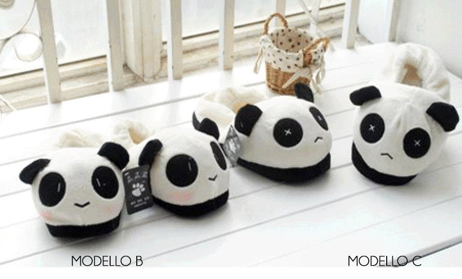 Pantuflas de panda