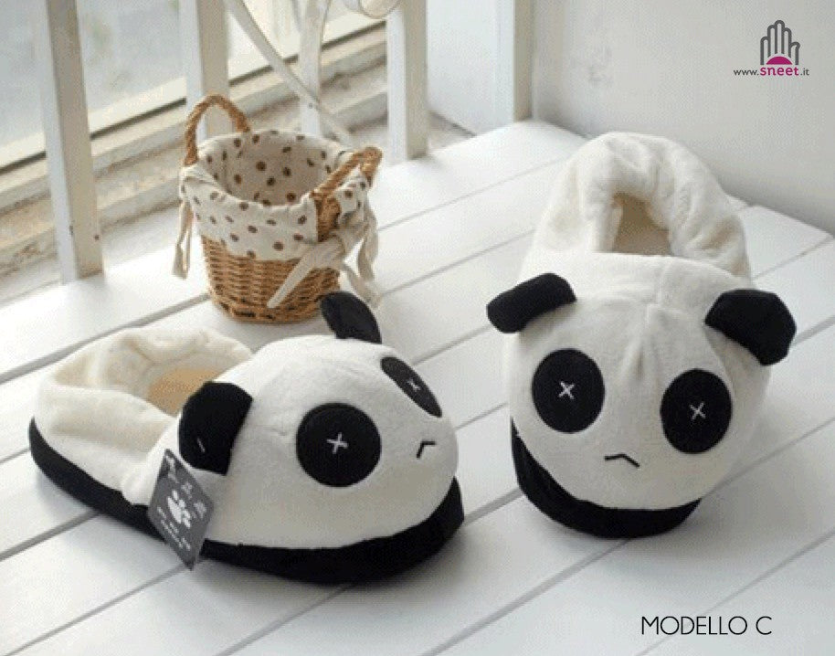 Pantuflas de panda