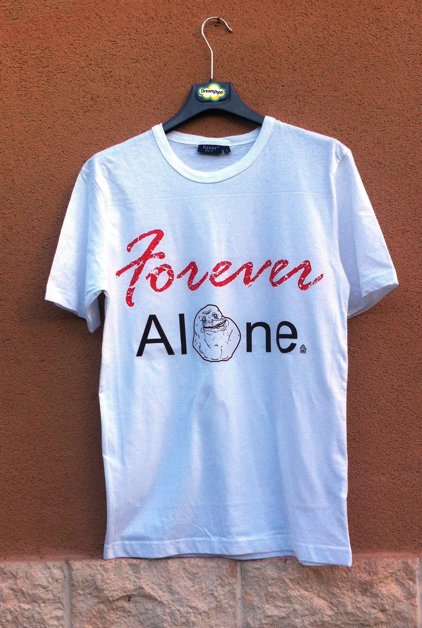 T-shirt Forever Alone