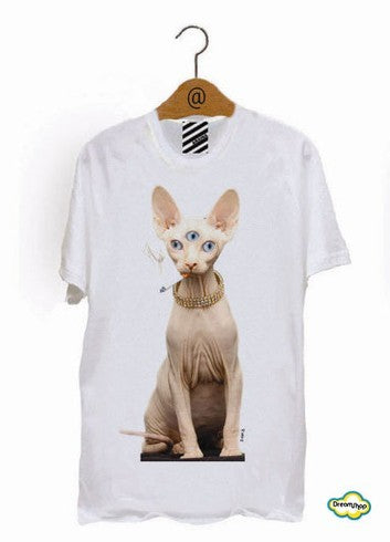 Naked Wise Cat Tee
