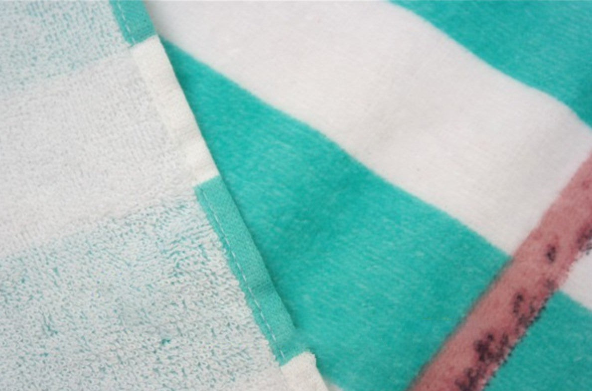 Telo mare stripe flamingo