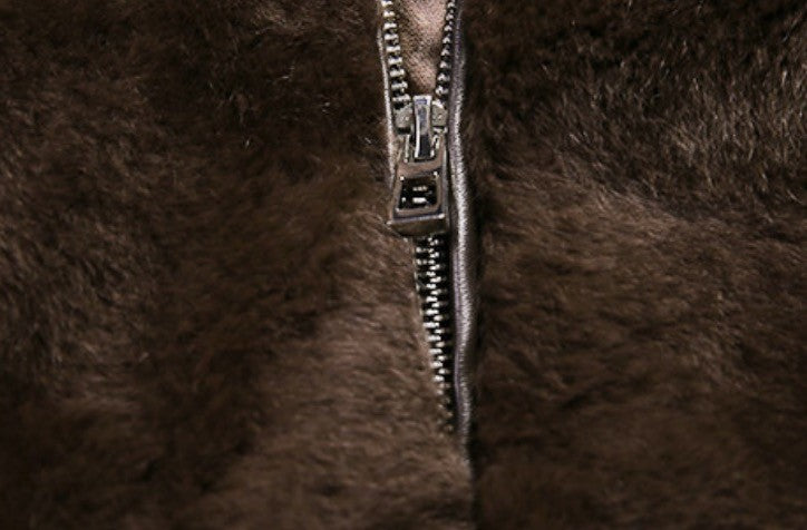 Brown children's fur