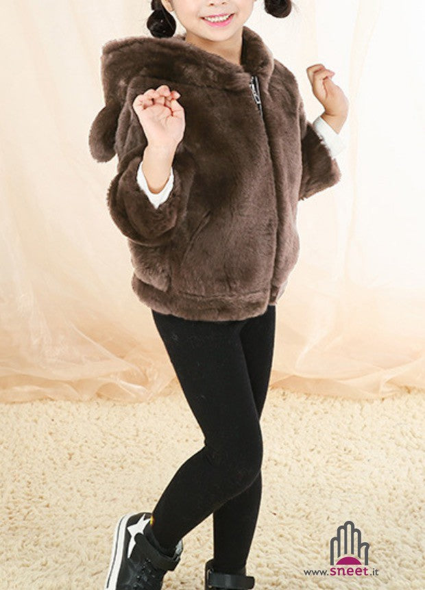 Brown children's fur