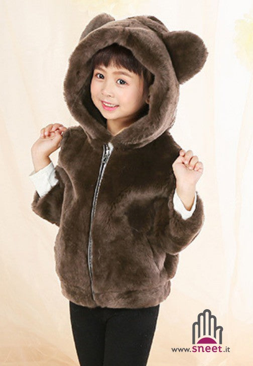 Brown children's fur