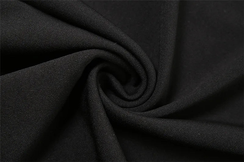 Abitino Superscollo Pady Nero vista tre quarti | Dream Shop
