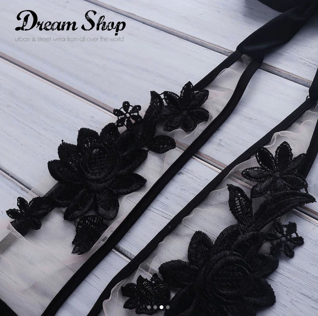 Body trasparent roses