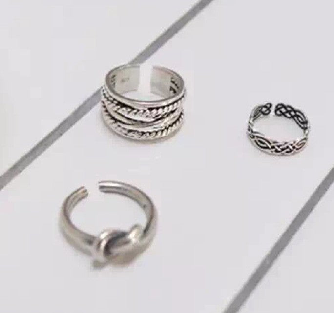 Anelli argento 925 regolabili