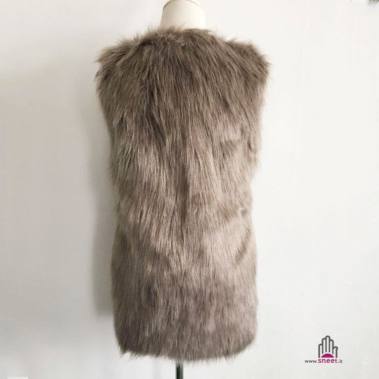 Pellicciotto smanicato Jastice