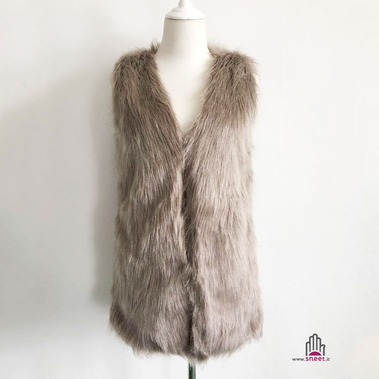 Pellicciotto smanicato Jastice