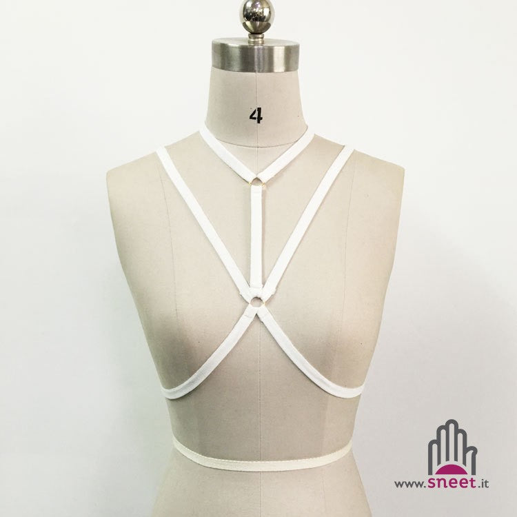 Bondage Bras white