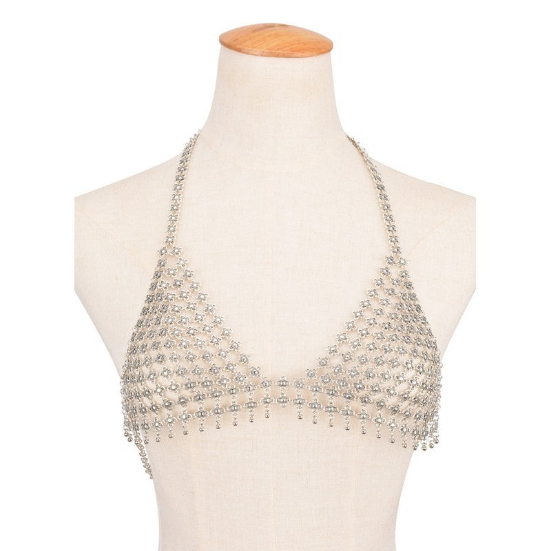 Faisy metal mesh bra