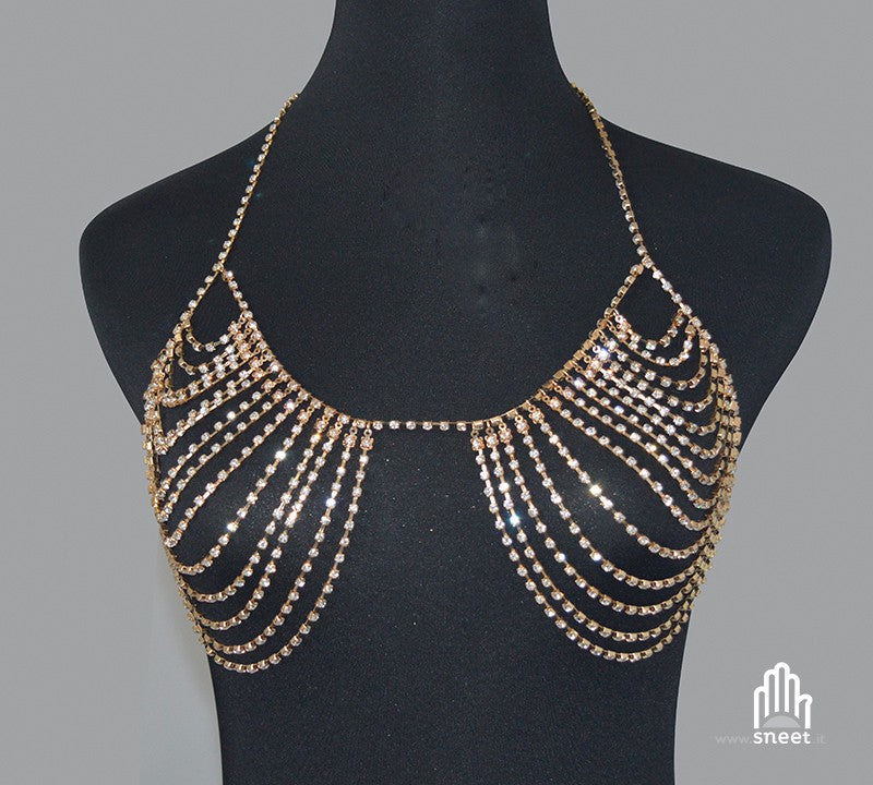 Rirhi Rhinestone Bra