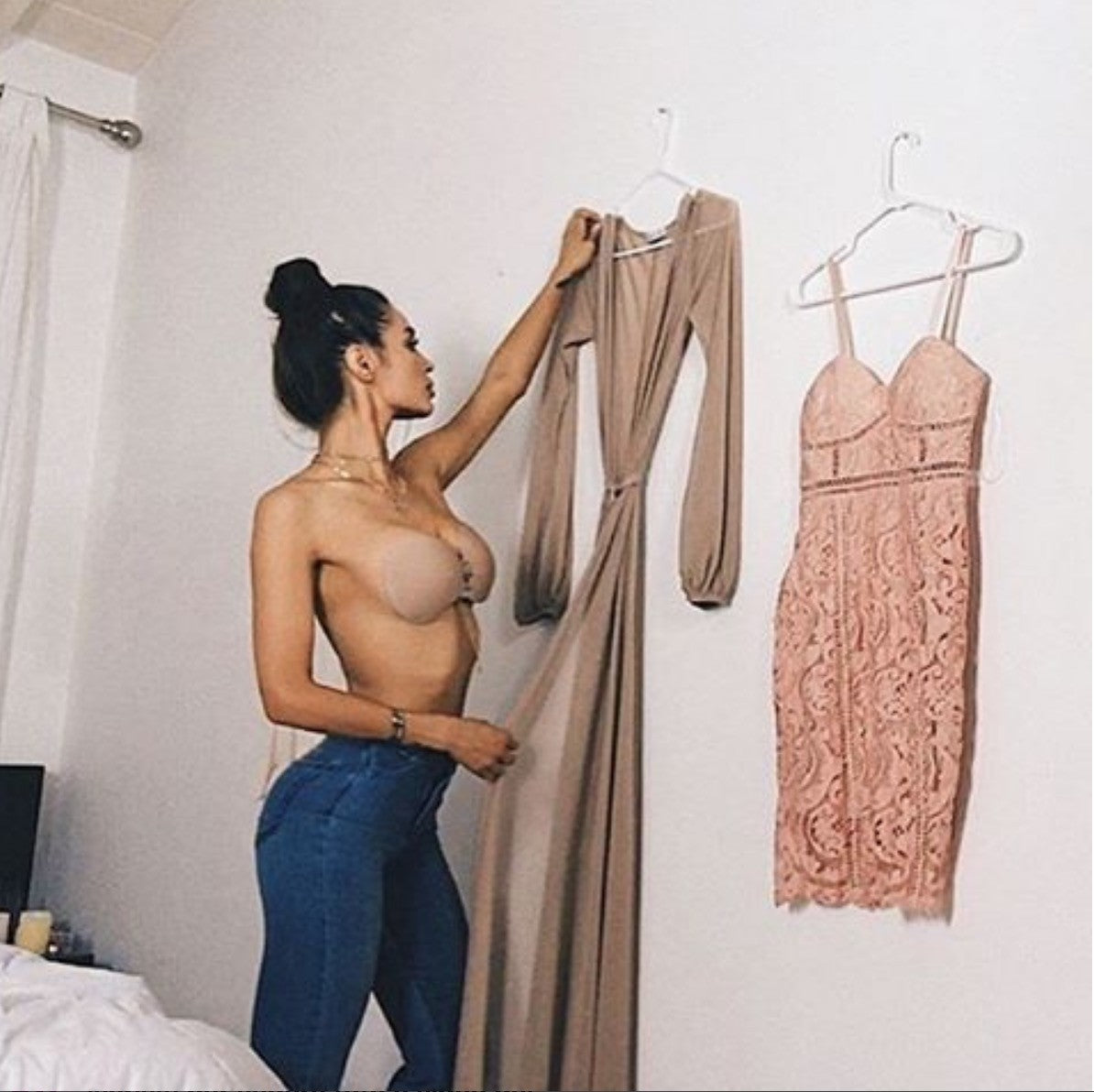 Reggiseno adesivo pushup invisible - Carne