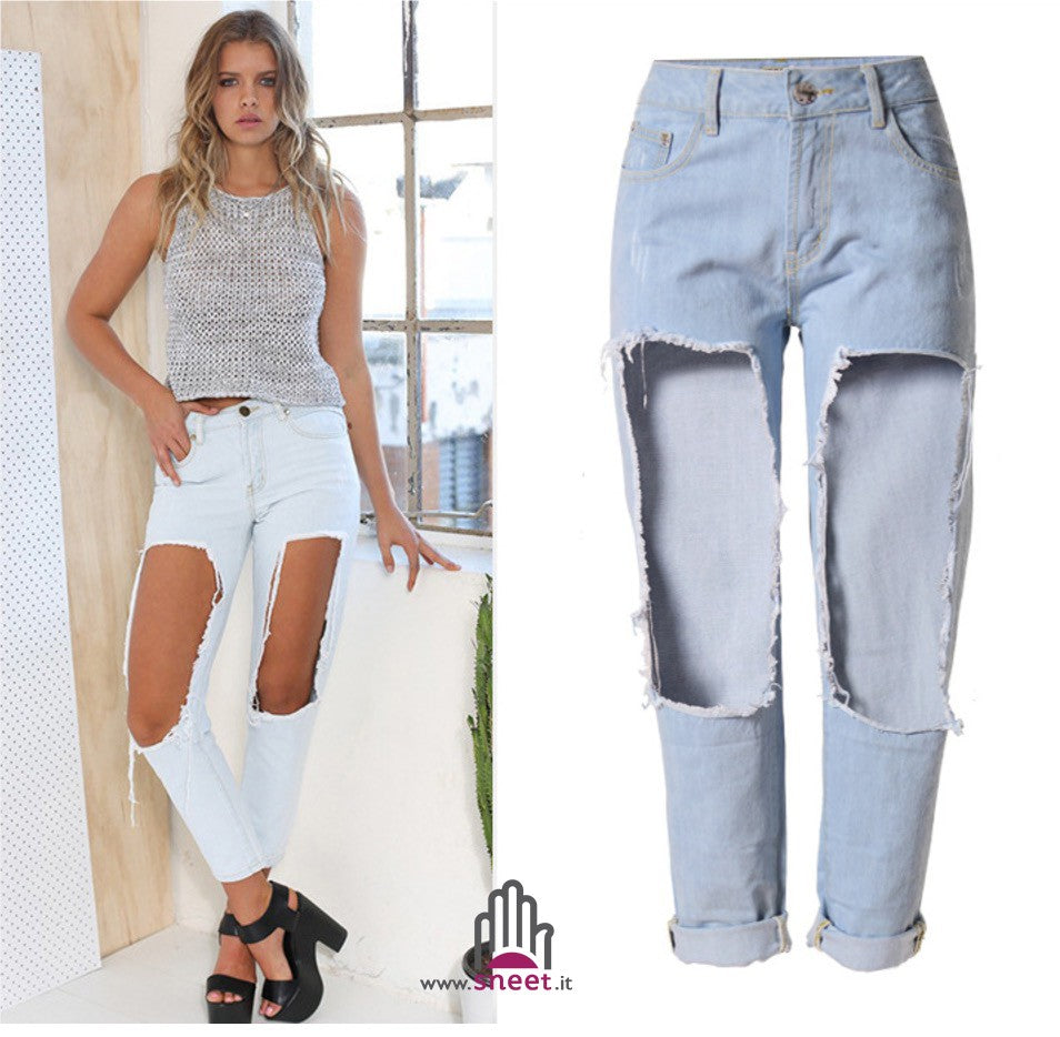 Jeans abiertos