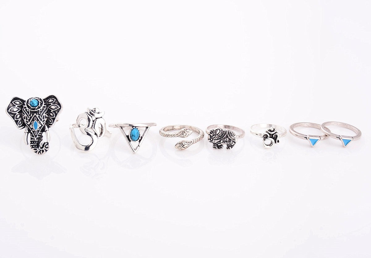 Boho Ring Set