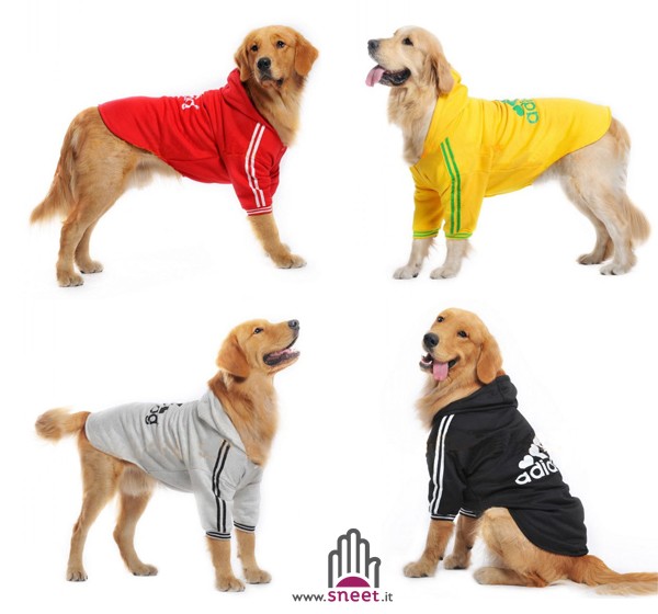 Felpa Adidog Rosso BIG