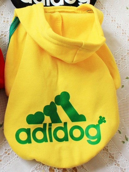 Felpa Adidog Giallo TOY