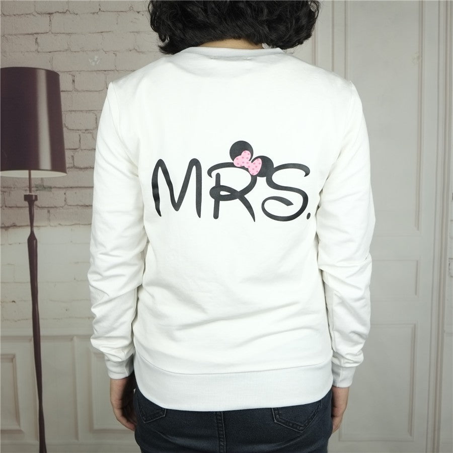 Felpa Mrs and Mr Bianco