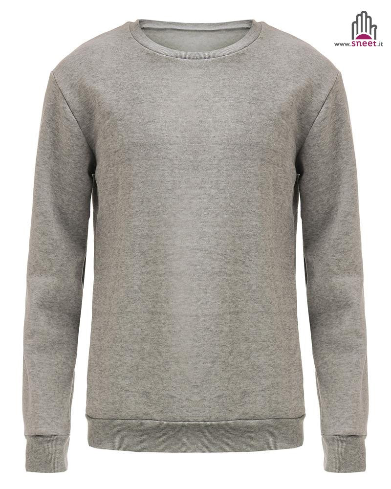 Felpa Mrs and Mr Rosa-Grigio