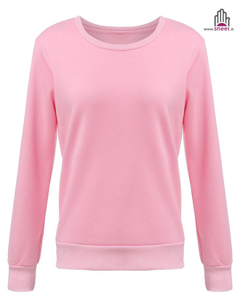 Felpa Mrs and Mr Rosa-Grigio