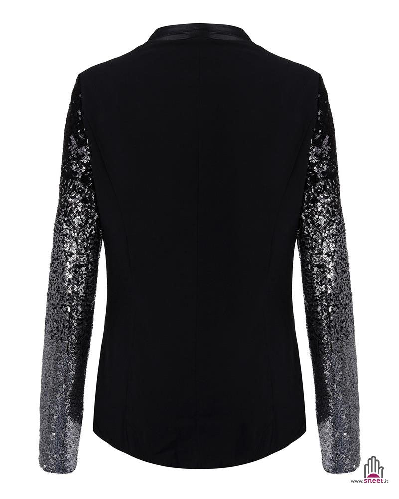 Giacca Sequin Sleeve
