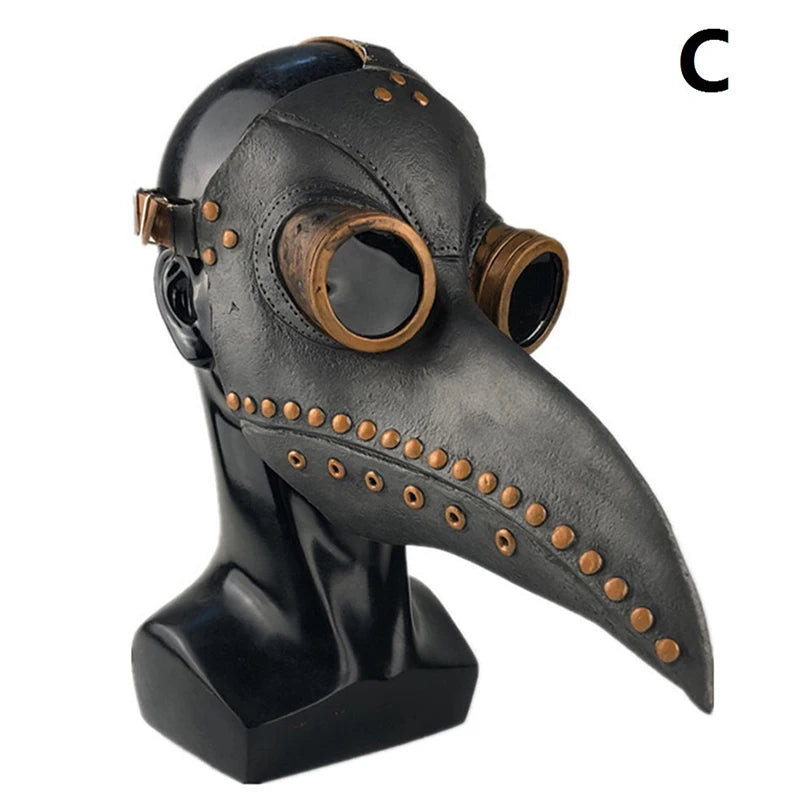 Maschera plague doctor becco lungo 
Lattice steampunk Halloween