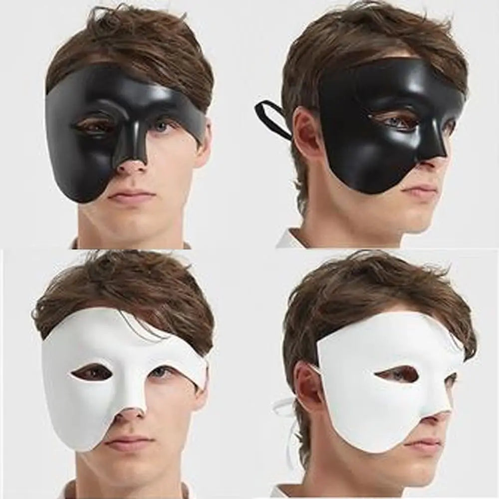 Maschera mezzo volto fantasma 
Stile phantom opera cosplay