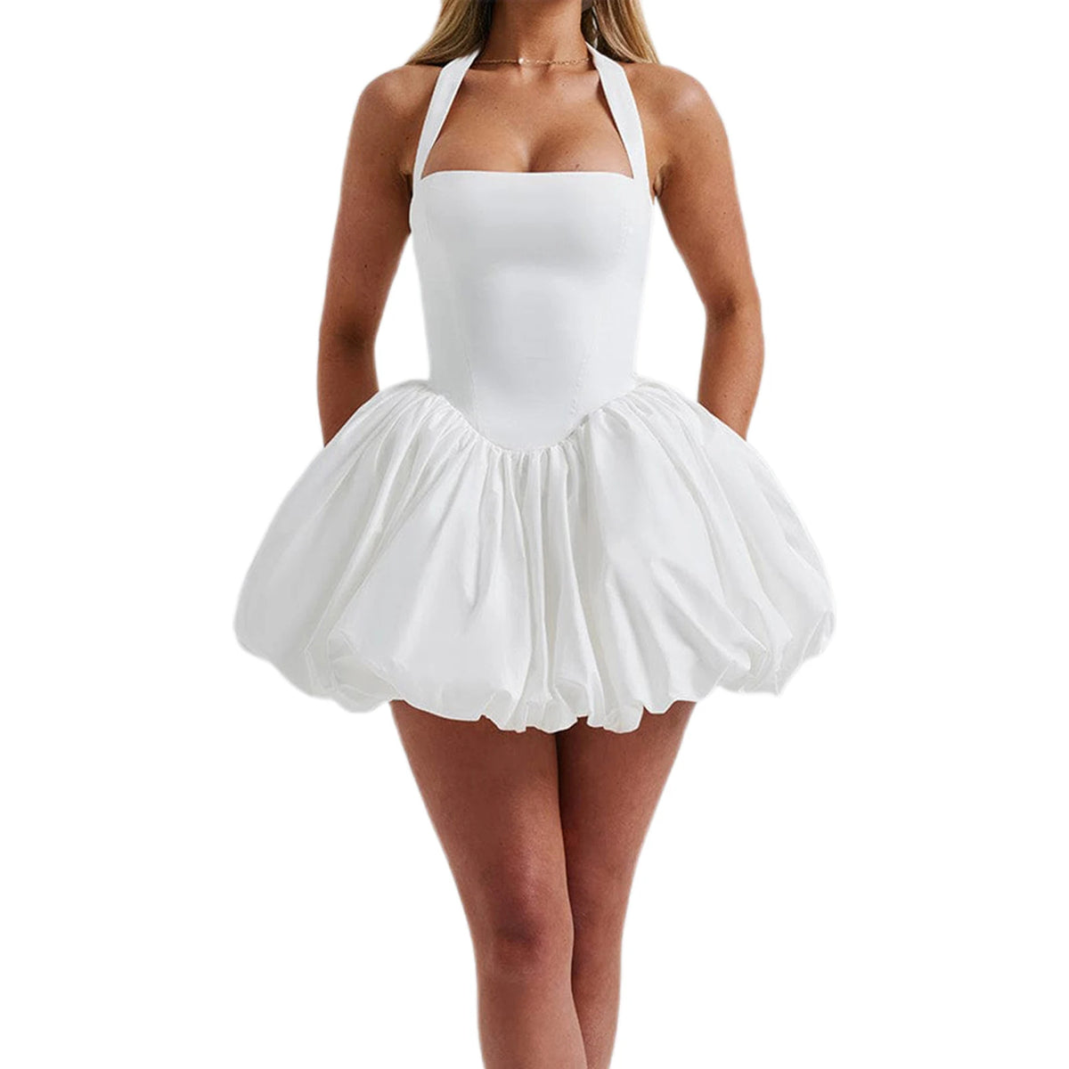 Brinta Dress Nero vista posteriore | Dream Shop