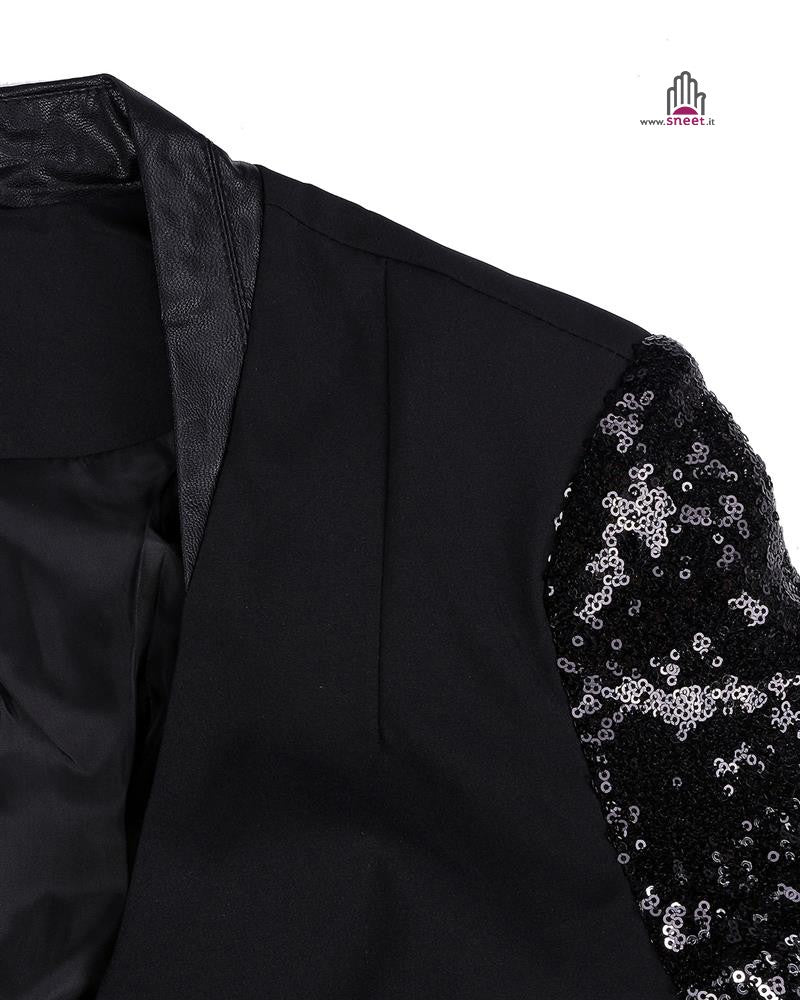 Giacca Sequin Sleeve