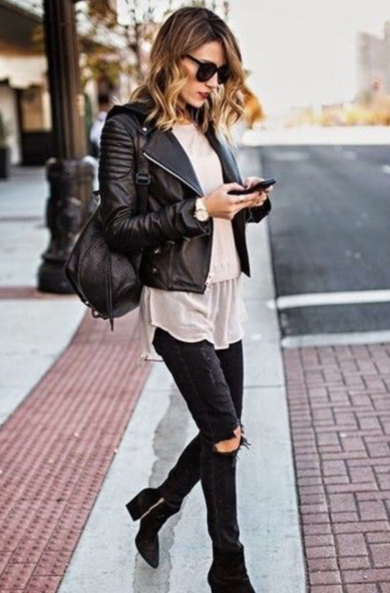 Giacca ecopelle Kartika