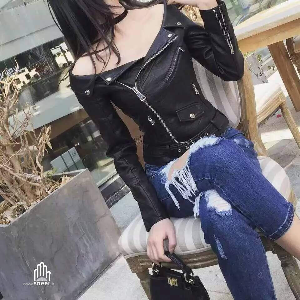 Giacca ecopelle Shoulderoff