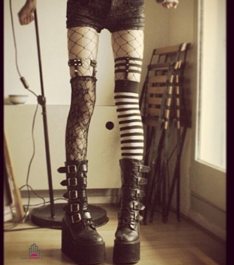 Giarrettiera Double Heart Studs