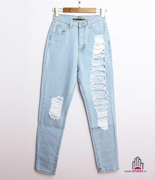 Frayed jeans