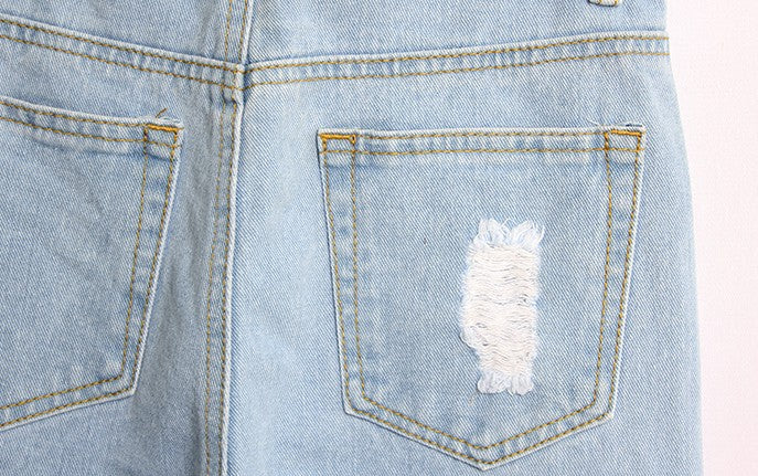Frayed jeans