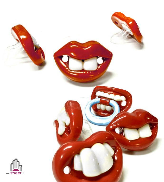 Tooth-toned a pacifier