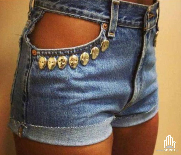 Shorts Levis skull pocket