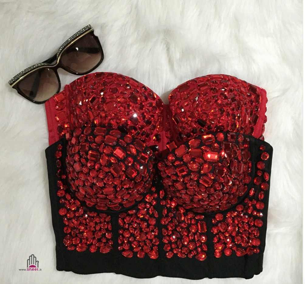 Crop Top Red stone