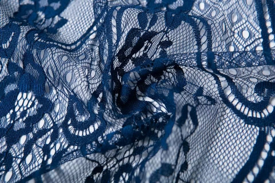 Kimono pizzo frange Junta