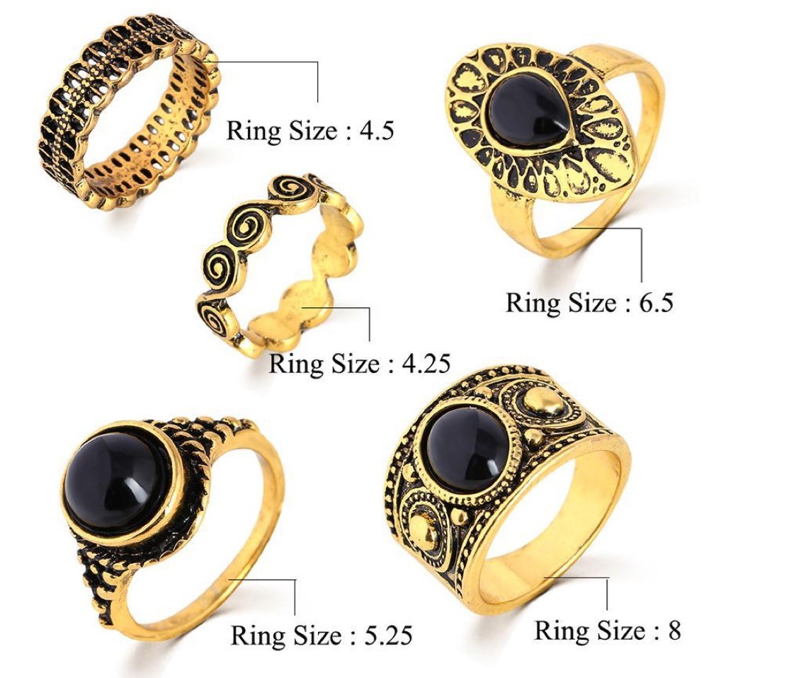 Georgian Ring Set