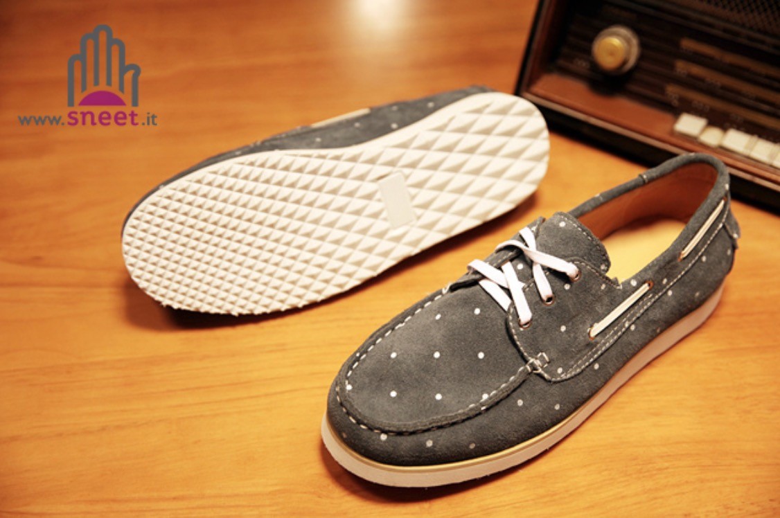 Mocassino Da Vela A Pois