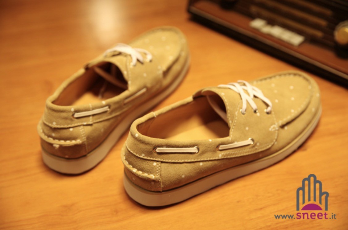 Mocassino Da Vela A Pois