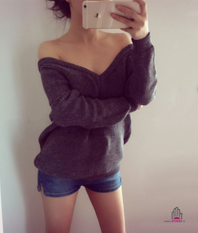 Maglioncino scollato Olivia