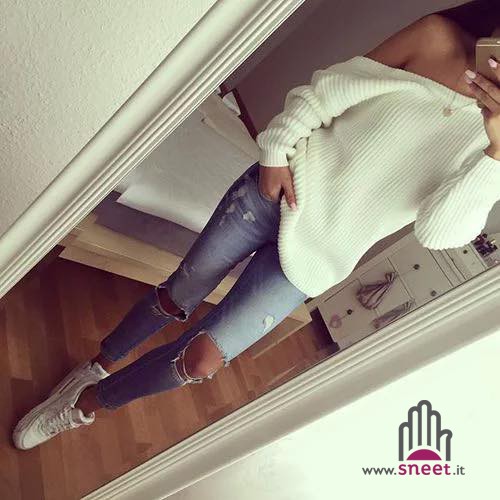 Maglioncino scollato Olivia