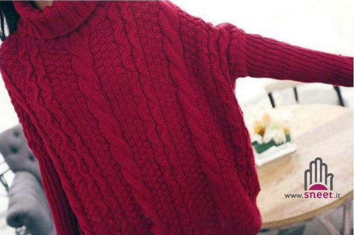 Maglione Oversize Graziel dolcevita