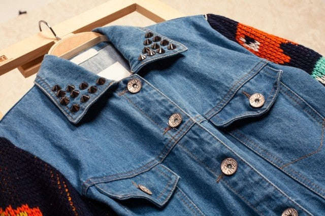 Giubbino in jeans Pacman