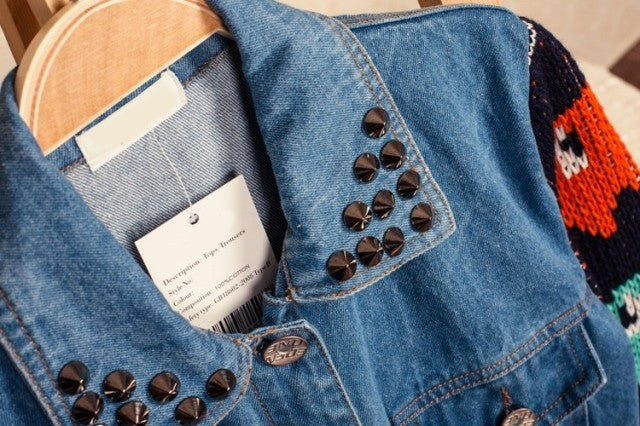 Giubbino in jeans Pacman